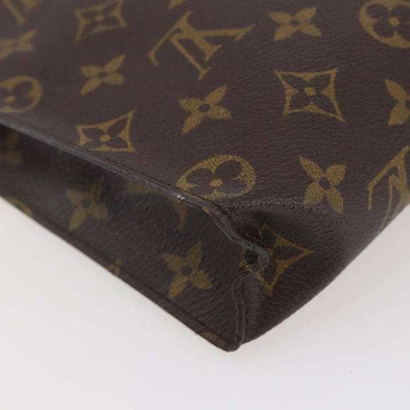 LOUIS VUITTON Monogram Poche Toilette 26 Pouch M47542 LV Auth 99784 - Picture 11 of 16